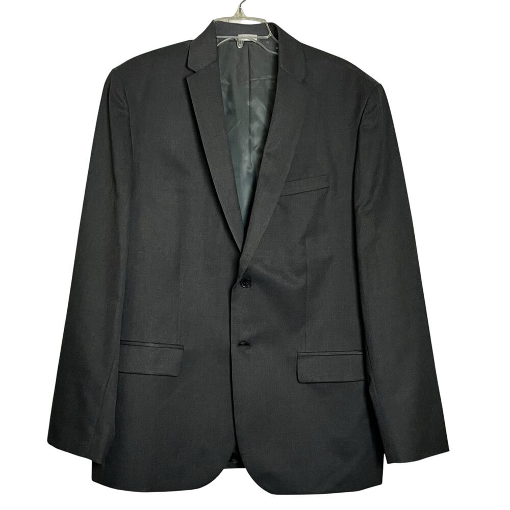 Calvin Klein XL Gray‎ Wool Blend Blazer EUC (2996)